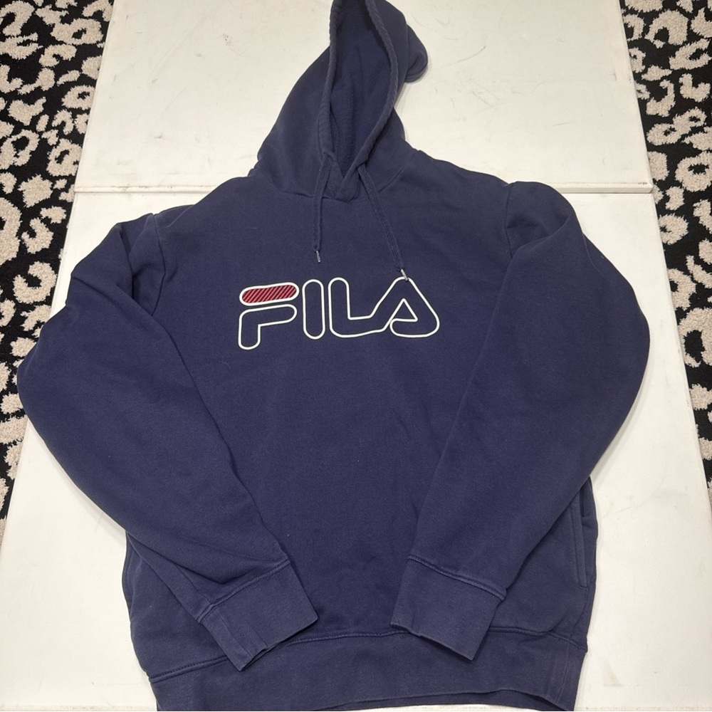 Fila Men's Navy Hoodie